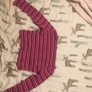 KD Dance knitted crop sweater